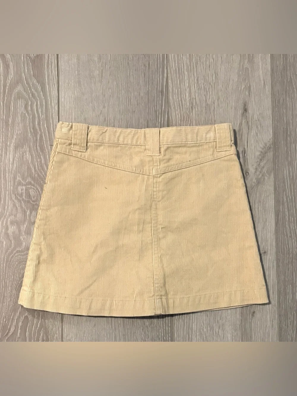 Gymboree Beige Corduroy Like Skort with Embroidered Detail Girls size 6